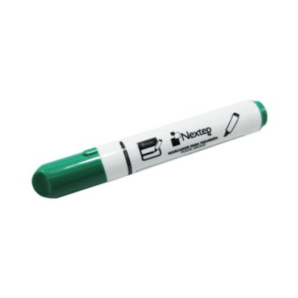 Marcador Nextep para Pizarrón Blanco Color Verde C/12 Pzas