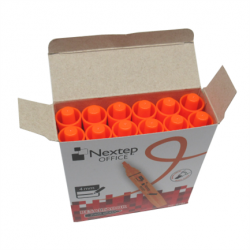Marcador Nextep Resaltador Color Naranja C/12 Pzas