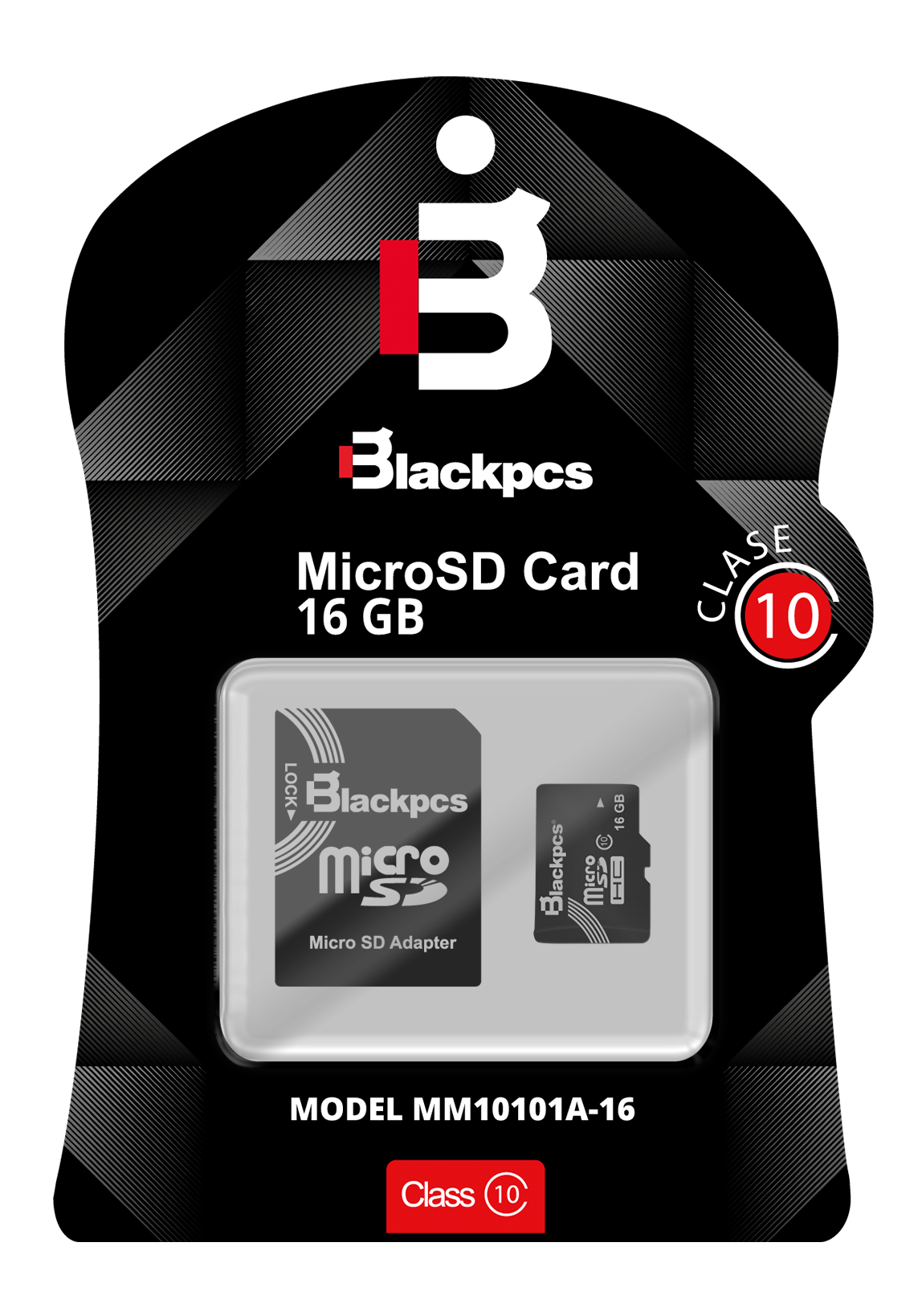 Memoria Micro SD Blackpcs Clase10 