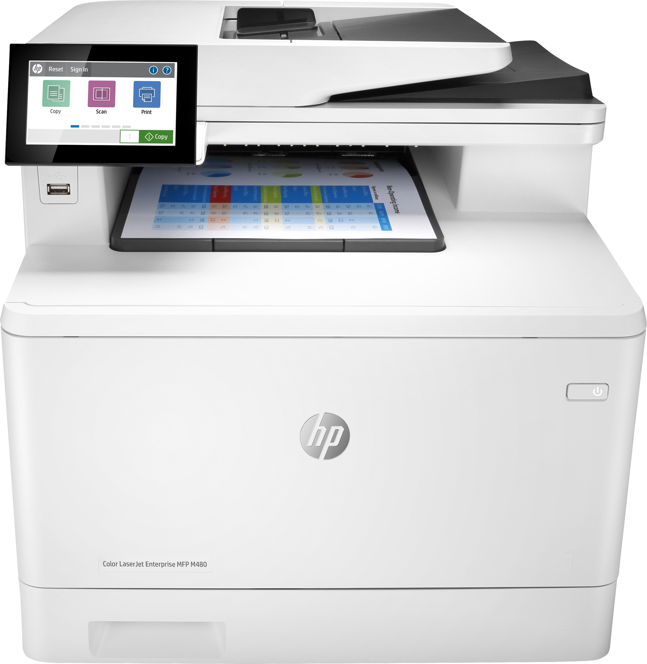 Multifunción  HP LaserJet Enterprise MFP M480F